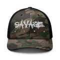 Camouflage trucker hat Savage Mind