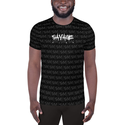 Savage Mind Black Athletic T-shirt