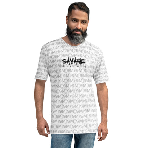 Savage Mind "SM" White Shirt